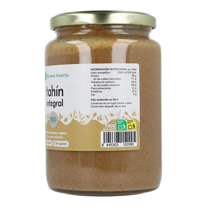 Opakowanie 6x Tahin pełnoziarnisty ECO Planeta Huerto 700 g