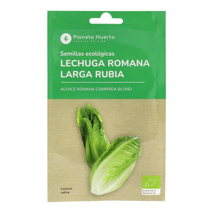 Semi di lattuga romana biologica Planeta Huerto