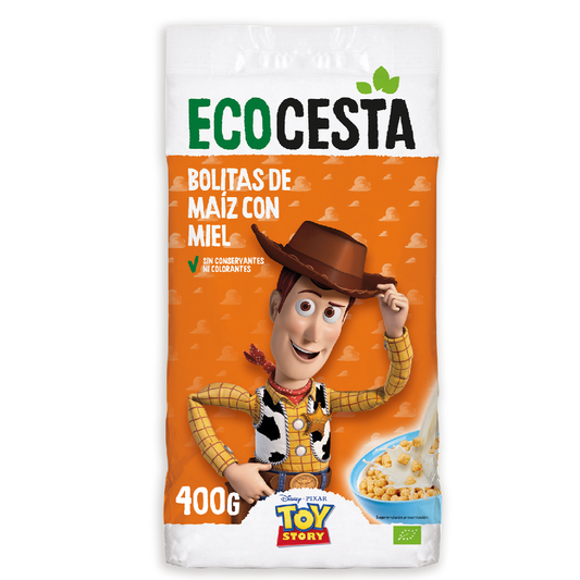 Bio-Maisbällchen mit Honig Kids Disney Edition Ecocesta 400 g