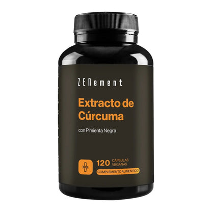 Turmeric Extract with Black Pepper, Zenement 120 tablets