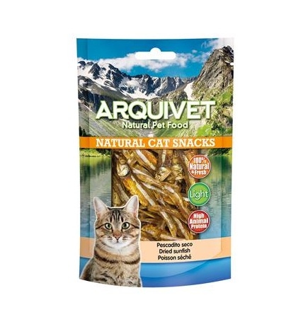 Poisson séché Arquivet 50 g Snack naturel pour chats