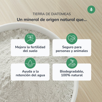 Zestaw 3x ziemia okrzemkowa Planeta Huerto 2 kg