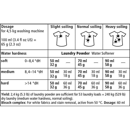 Sonett Lessive en Poudre 2,4 kg