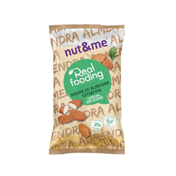 Realfooding extra fijne amandelmeel (speciaal voor gebak) Nut&me 1 kg