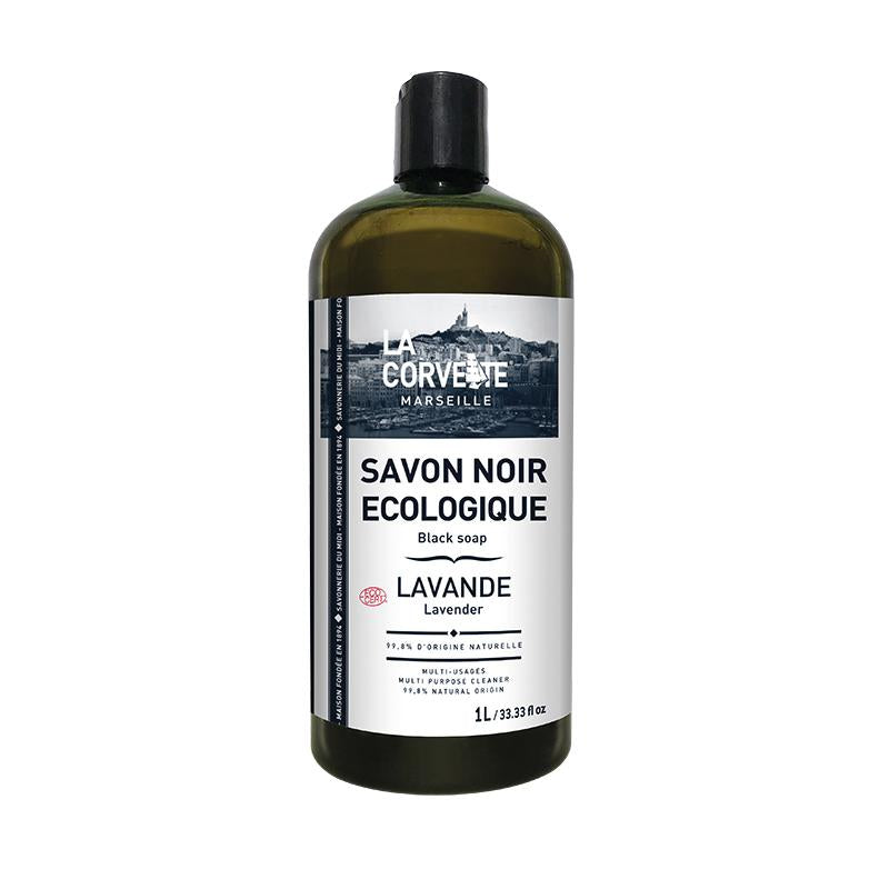 La Corvette Bio Lavette Savon Liquide Noir 1 L