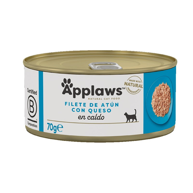 Applaws Cat Dose Thunfisch mit Käse 70 g Natürliches, getreidefreies Nassfutter für Katzen
