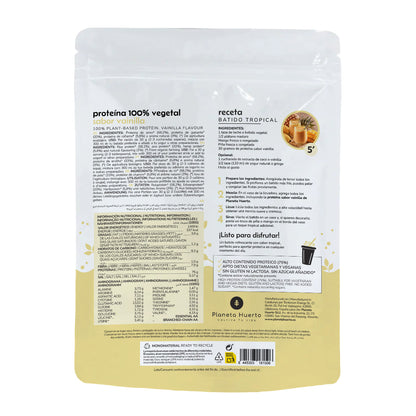 Proteine vegetali Eco 75% vaniglia Planeta Huerto 1Kg