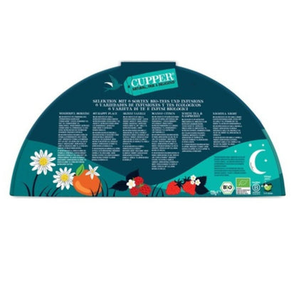 Geschenkbox mit Bio-Kräutertees und -Tees Cupper 78 Beutel