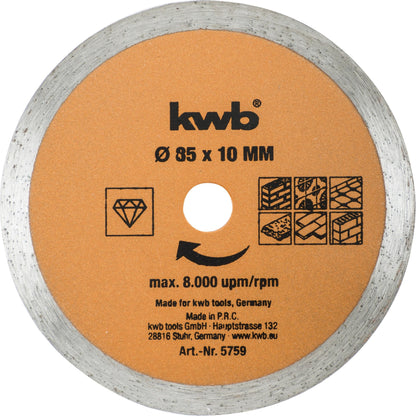 Kit di mini lame per sega circolare Kwb