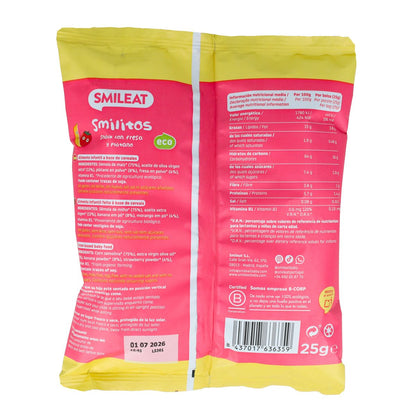 Smilitos Strawberry and Banana ECO Smileat Worms 25 g