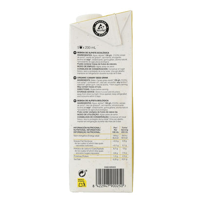 Soria Natural Boisson aux graines de canari 100 % végétale 1L