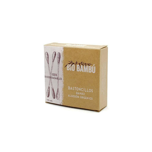 Organic Bamboo Cotton Buds 100 pcs