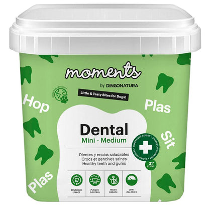Moments Dog Dental Mini Medium 500 g Snacks dentaires pour chiens