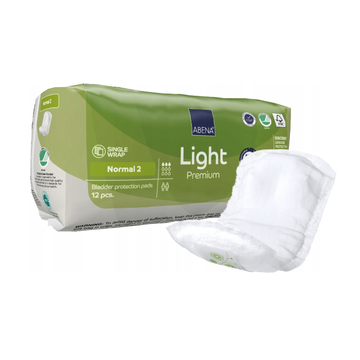 Podpaski Incontinecia Light Premium Normal 2 Abena 12 szt.