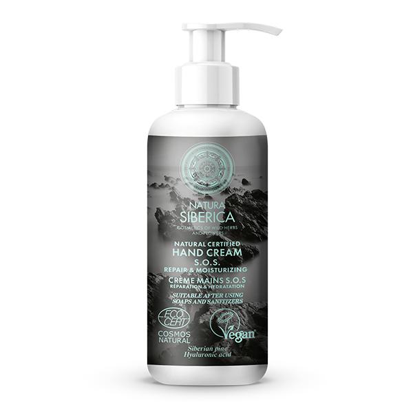 Crema mani SOS riparante e idratante Natura Sibérica 250 ml