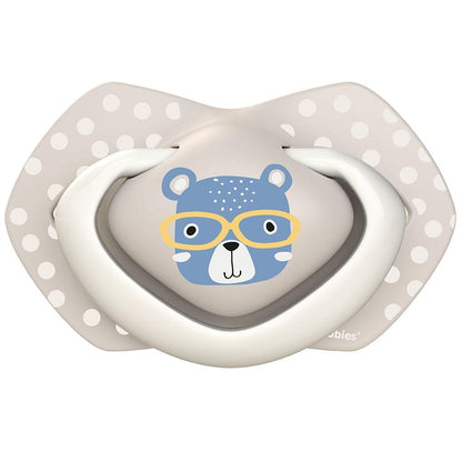 Pack of Bonjour Paris blue silicone dummies Canpol Babies (2 units) +18 months