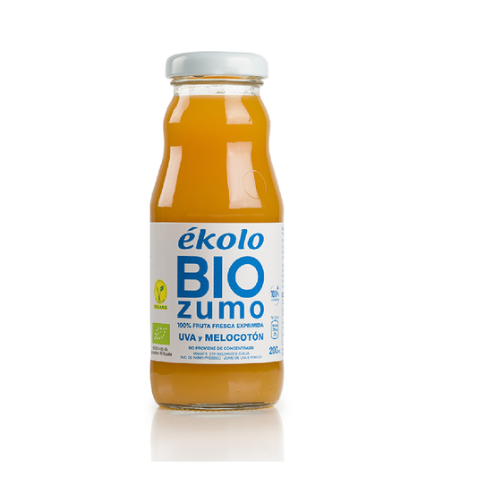 Ékolo Organic 100% Peach and Grape Juice 200 ml