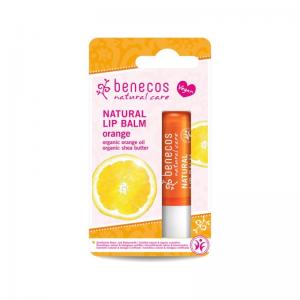 Balsam do ust z oliwą, masłem shea, jojoba i pomarańczą Benecos 4,8 g