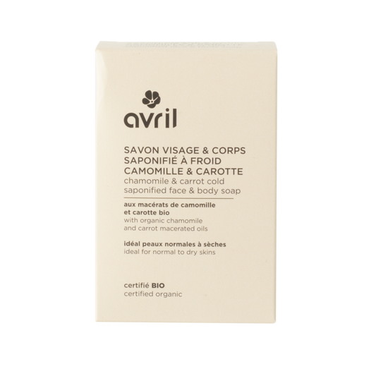 Kaltverseifte Seife Kamille und Karotte, Avril, 100 ml