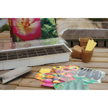 Mini serre de fenêtre Kit Windows Nortene 49 x 15,5 cm