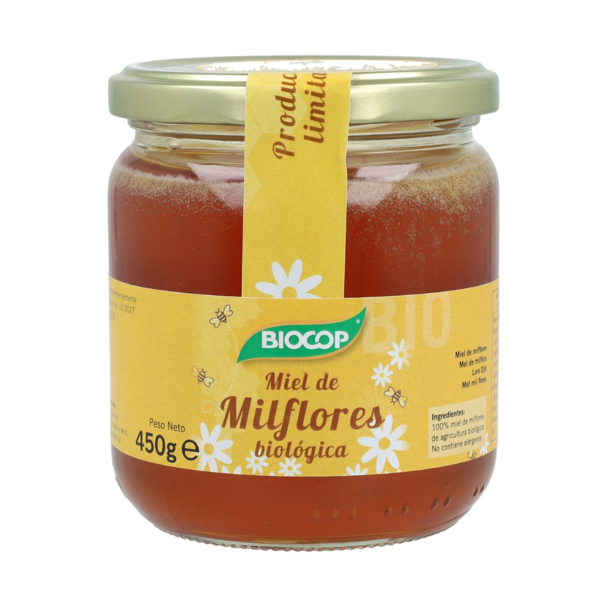 Milflores-Honig von Biocop, 450 g