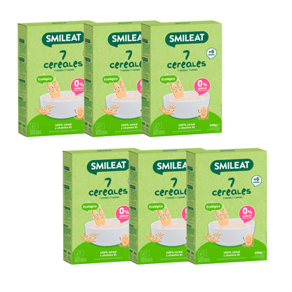 Zestaw 6x Kasza 7-zbożowa Eco Smileat 200 g