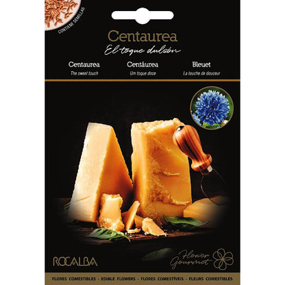 Eetbare bloemzaden van Centaurea Rocalba
