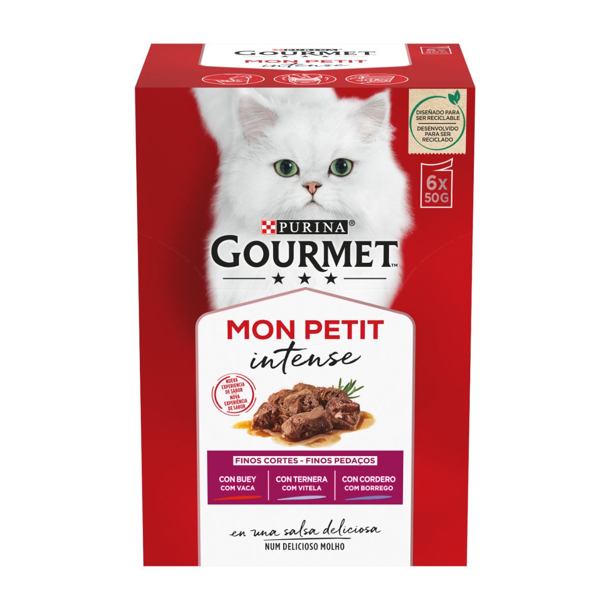 GOURMET Mon Petit köttmultipack 6 x 50 g