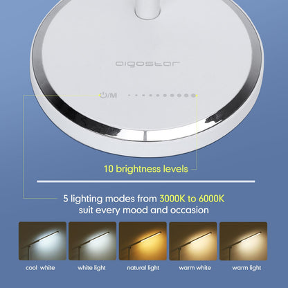 Flexo LED 8 W blanc 8 W touch&stepless dimming avec chargeur USB