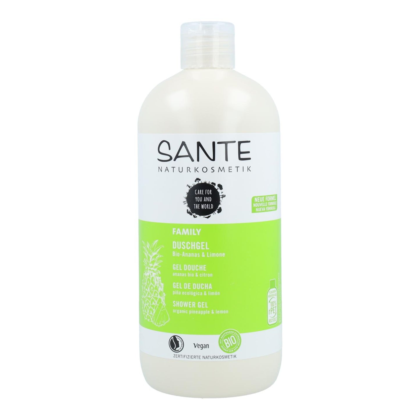 Gel Ducha BIO Limón y Piña Sante 500 ml