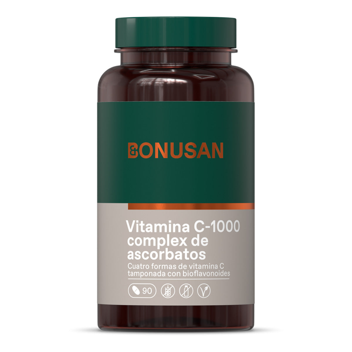 Complexe de vitamine C-1000 d'ascorbates, Bonusan 30