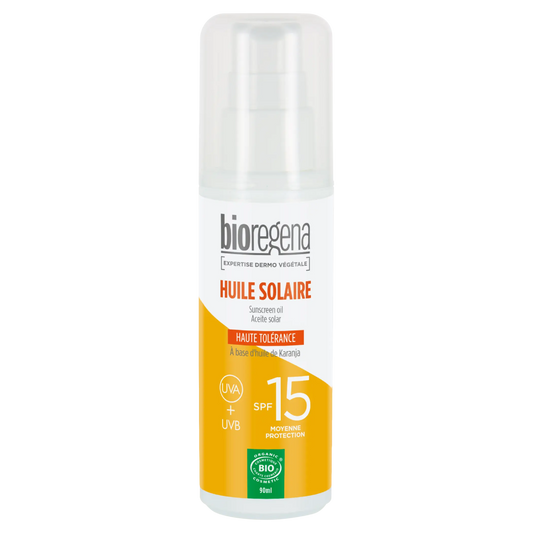 Hypoallergen solspray SPF 15, Bioregena, 90 ml
