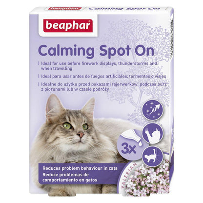 Calming Spot On  Kalmerende pipetten voor katten Beaphar 3x0,4 ml