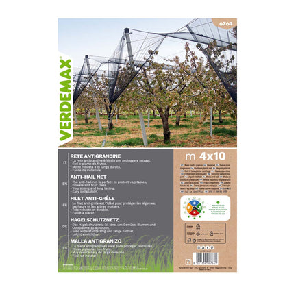 Verdemax anti-hail net 4 x 10 m