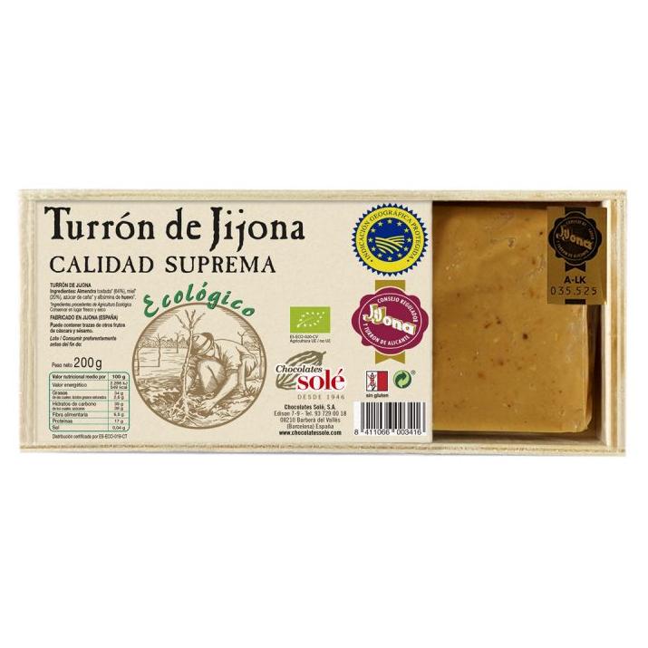 Nougat aus Jijona Eco Solé 200 g