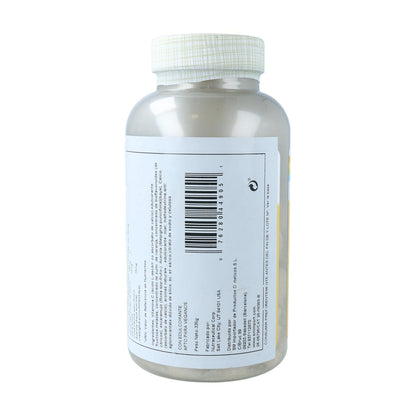 Vitamine C kauwtabletten met sinaasappelsmaak 500 mg Solaray, 100 tabletten.