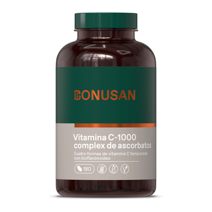 Complexe de vitamine C-1000 d'ascorbates, Bonusan 30