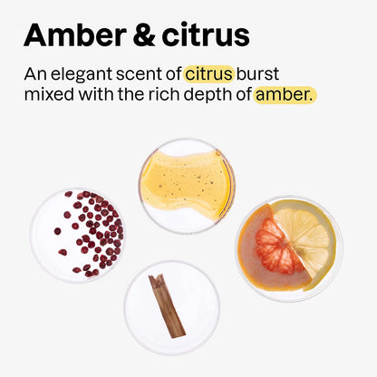 Super leaves men Amber & Citrus deodorant