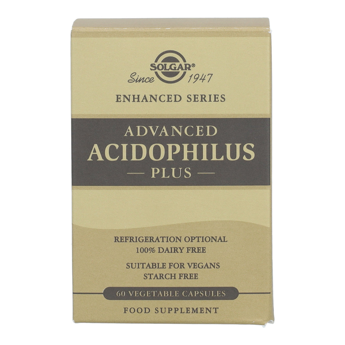 Advanced Acidophilus Plus vegan probiotic, 50 vegetable capsules