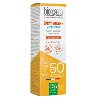 Zonnebrandcrème voor kinderen SPF50 in spray Bioregena 90 ml