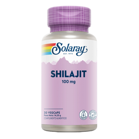 Shilajit 100 mg, Solaray, 30 vegetable capsules