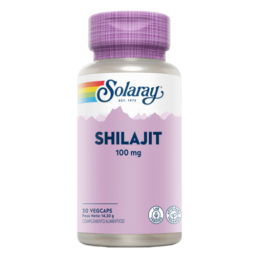 Shilajit 100 mg, Solaray, 30 vegetable capsules