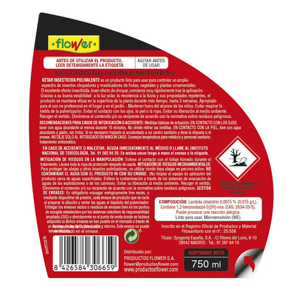 Ketar Flower 750 ml, färdigblandat insektsmedel för mångsidigt bruk