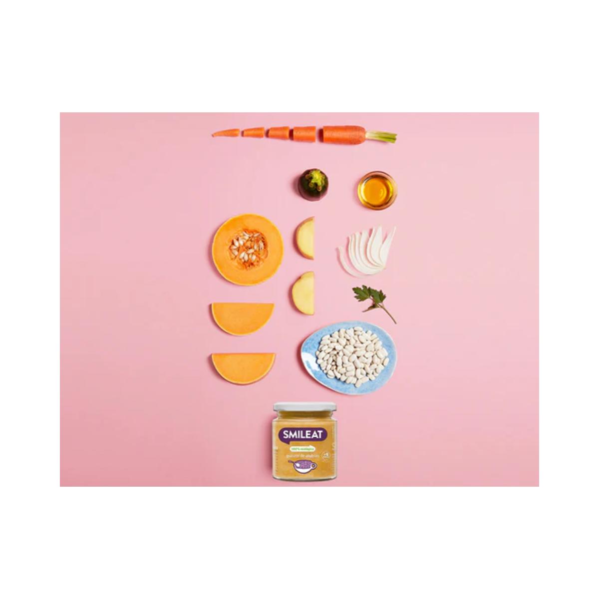 Petit pot BIO Guisito de haricots Smileat, 230 g