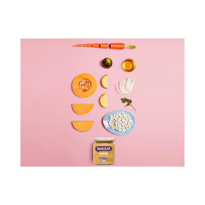 Opakowanie 12x słoiczek BIO Guisito z fasolą Smileat, 230 g