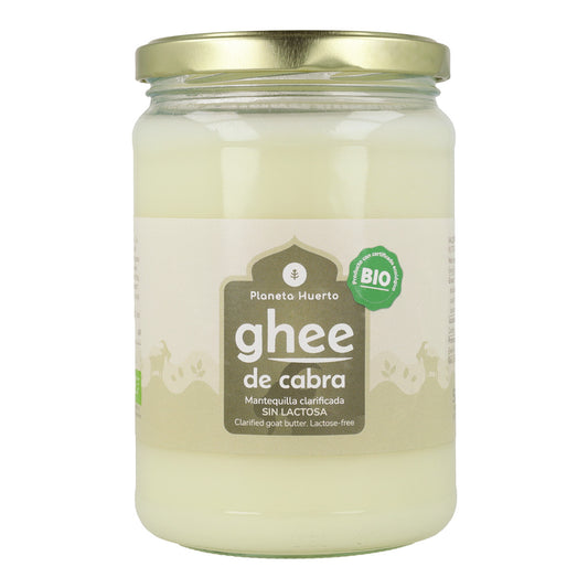 Ghee mantequilla clarificada de cabra ECO Planeta Huerto 500 g