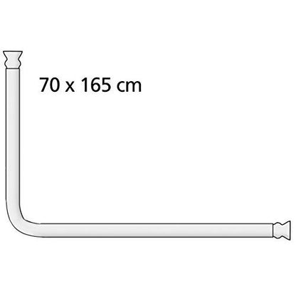 Set hoekdouchekop Wit