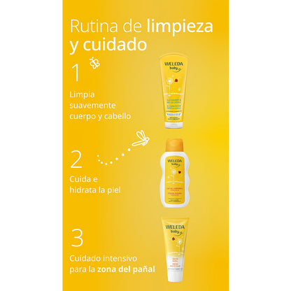 Weleda Shampoo e gel doccia per bambini alla calendula 200 ml