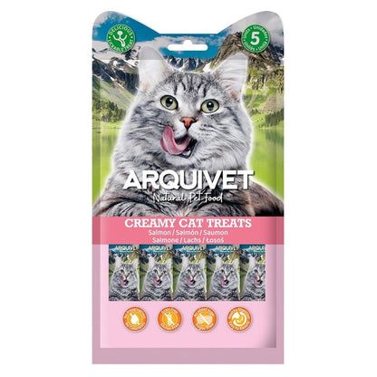 Creamy Cat Treats Krämig laxsnacks Arquivet 5x14 g