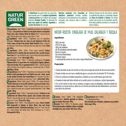 Naturgreen Organic Millet, 500 g